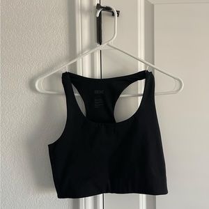 girlfriend collective black paloma sport bra